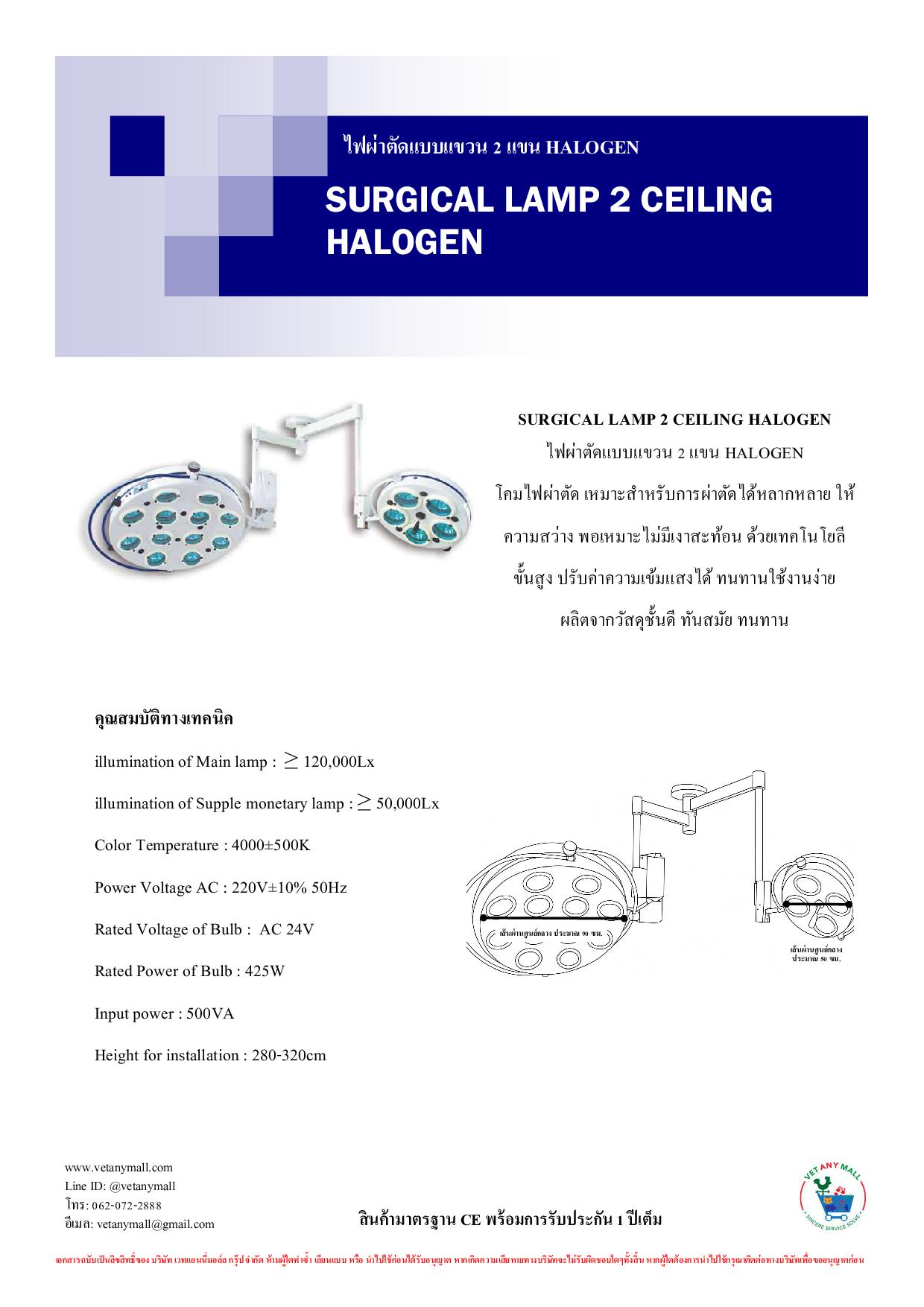 LAMP-2CEILING-HALOGE
