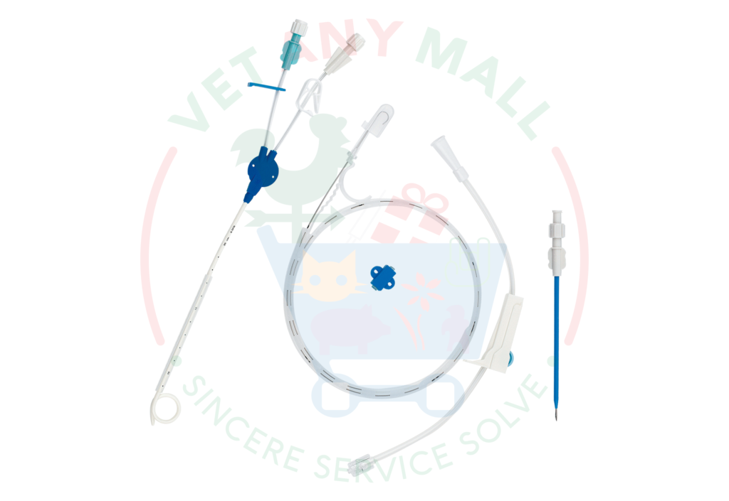 Pigtail Drainage chest with guide wire VETANYMALL